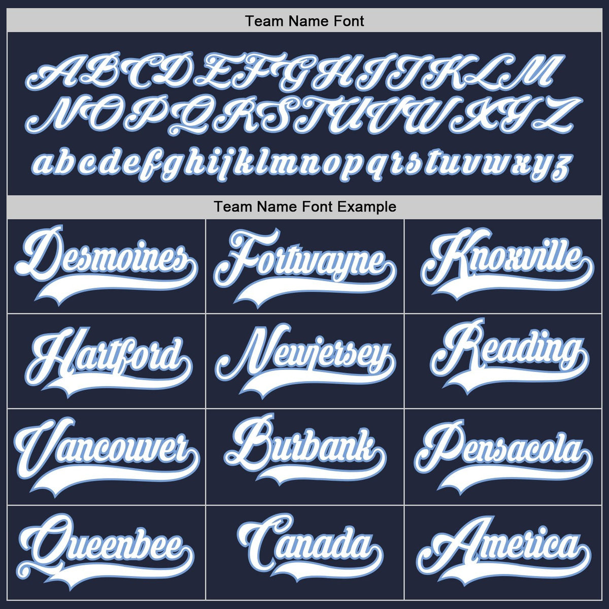 Custom Navy White-Light Blue Hockey Jersey photo 3