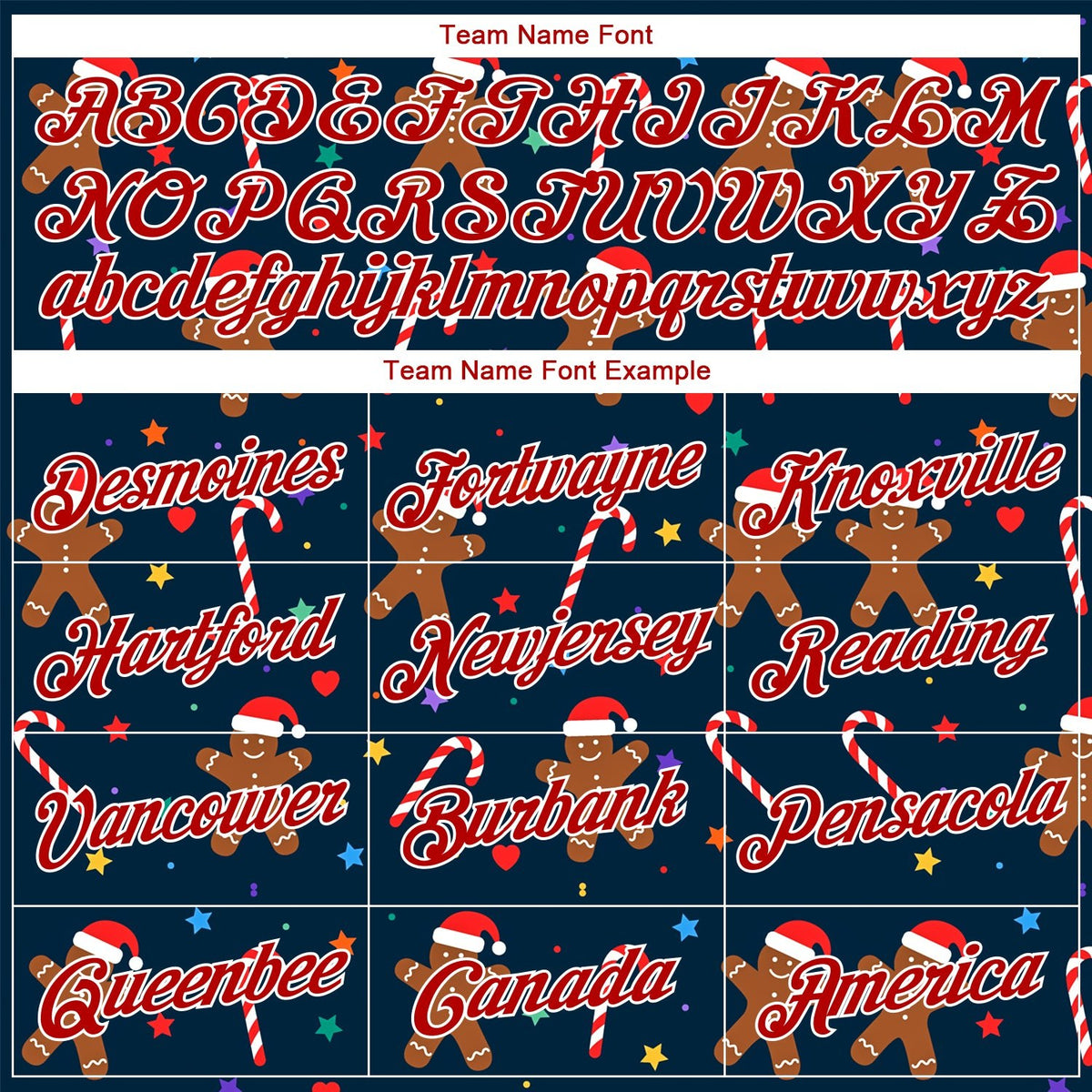 Custom Navy Red-White Christmas 3D Performance T-Shirt photo 2