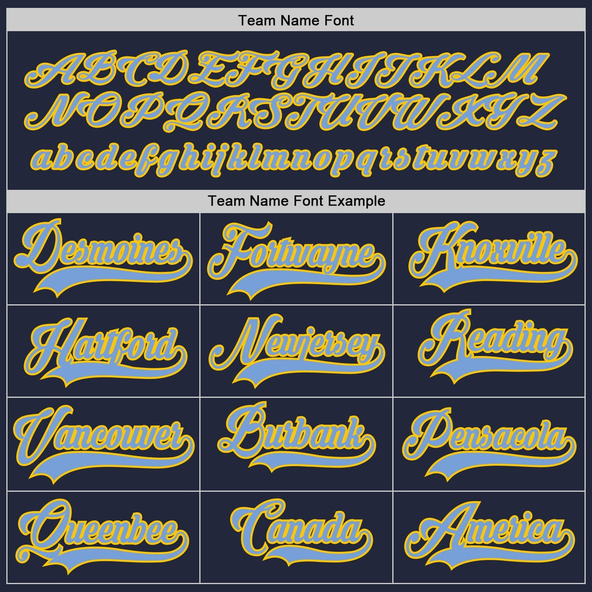Custom Navy Light Blue-Gold Hockey Jersey photo 3