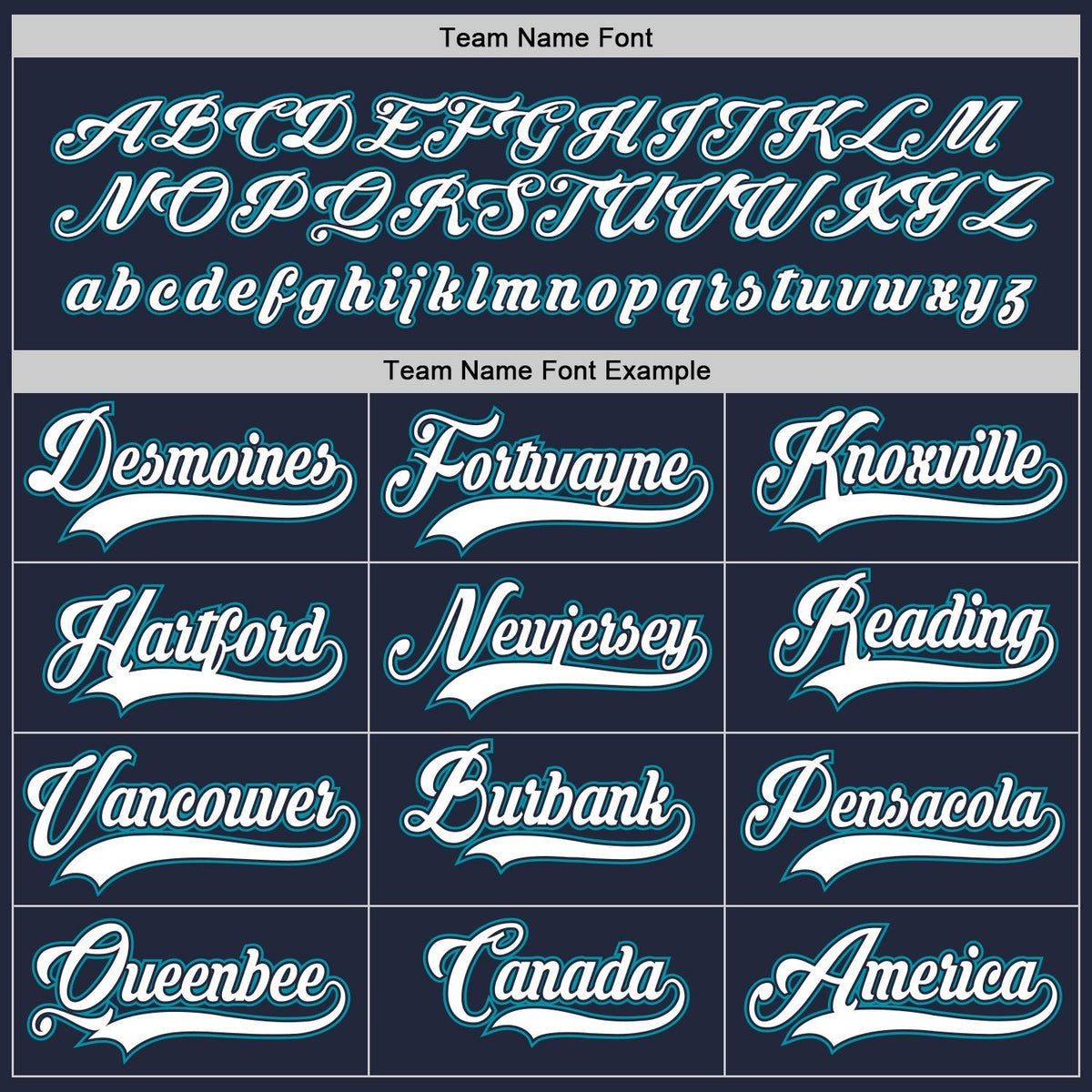 Custom Navy White-Teal Hockey Jersey photo 3