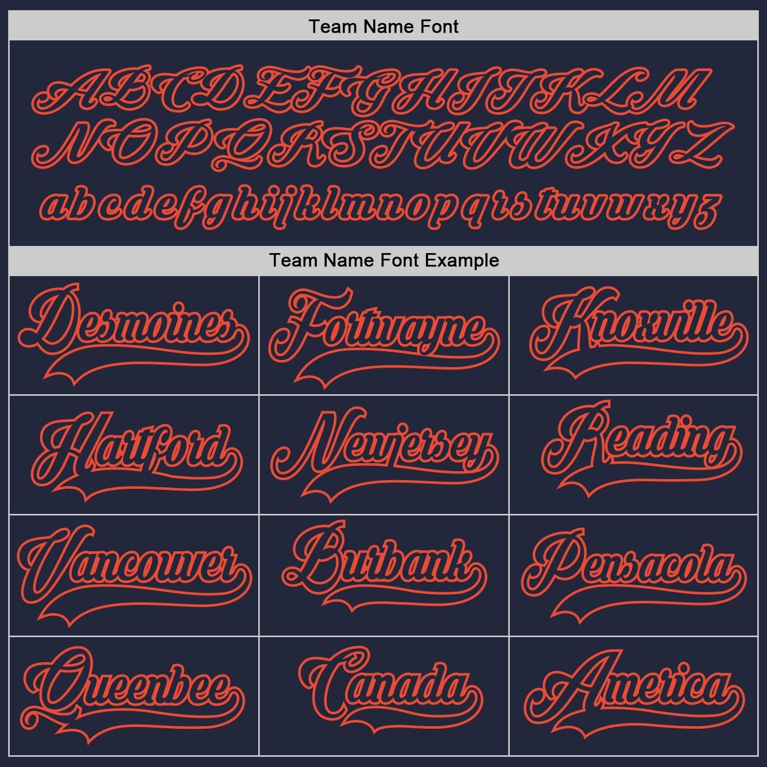 Custom Navy Navy-Orange Hockey Jersey photo 3