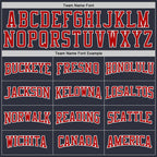 Custom Stitched Navy Red-White Sports Pullover Sweatshirt Hoodie photo 3