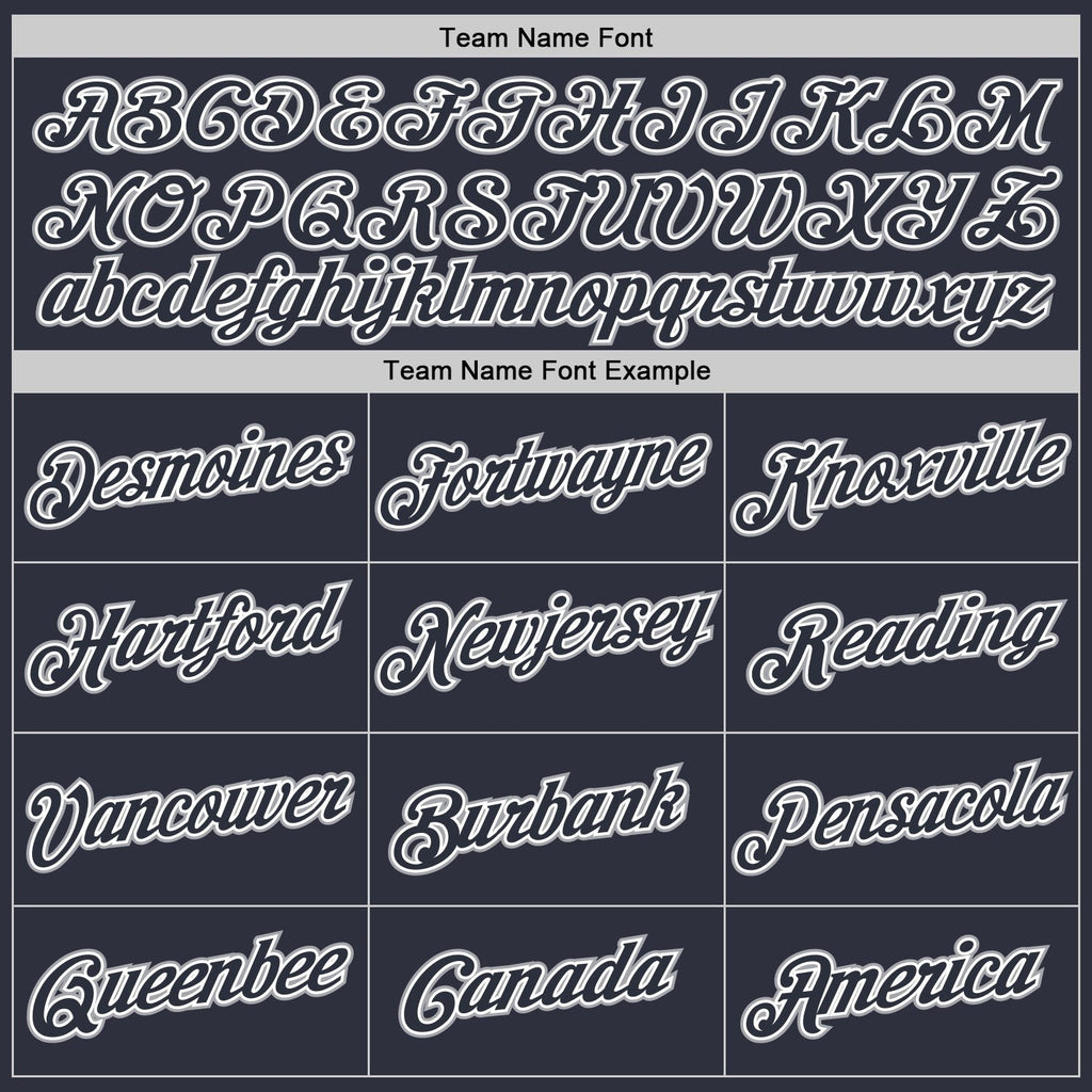 Custom Stitched Navy Navy-Gray Sports Pullover Sweatshirt Hoodie photo 3