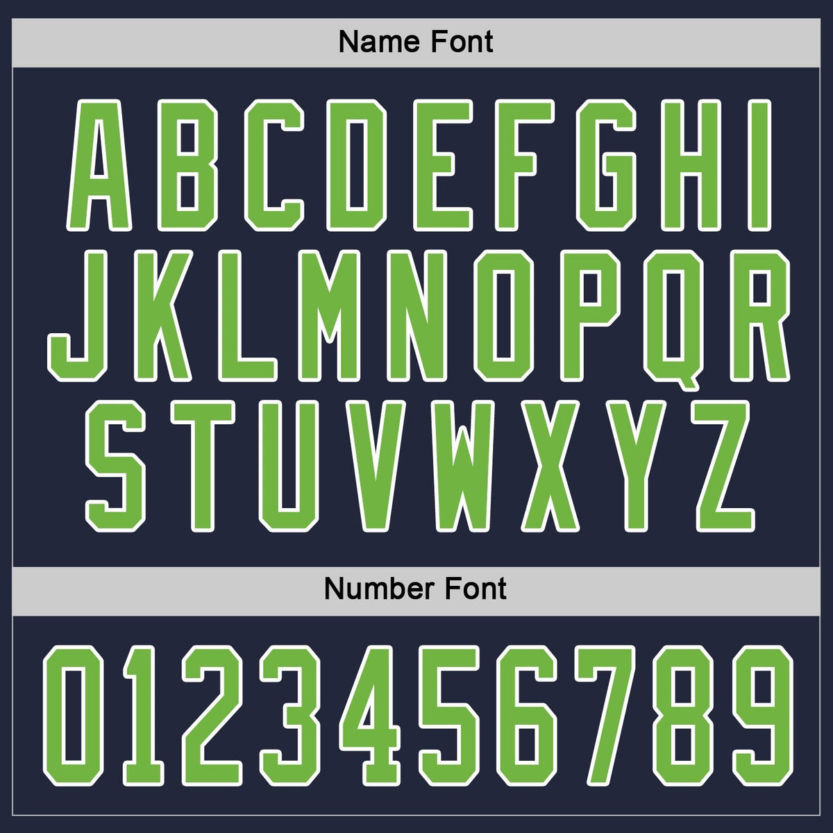 Custom Navy Neon Green-White Hockey Jersey photo 3