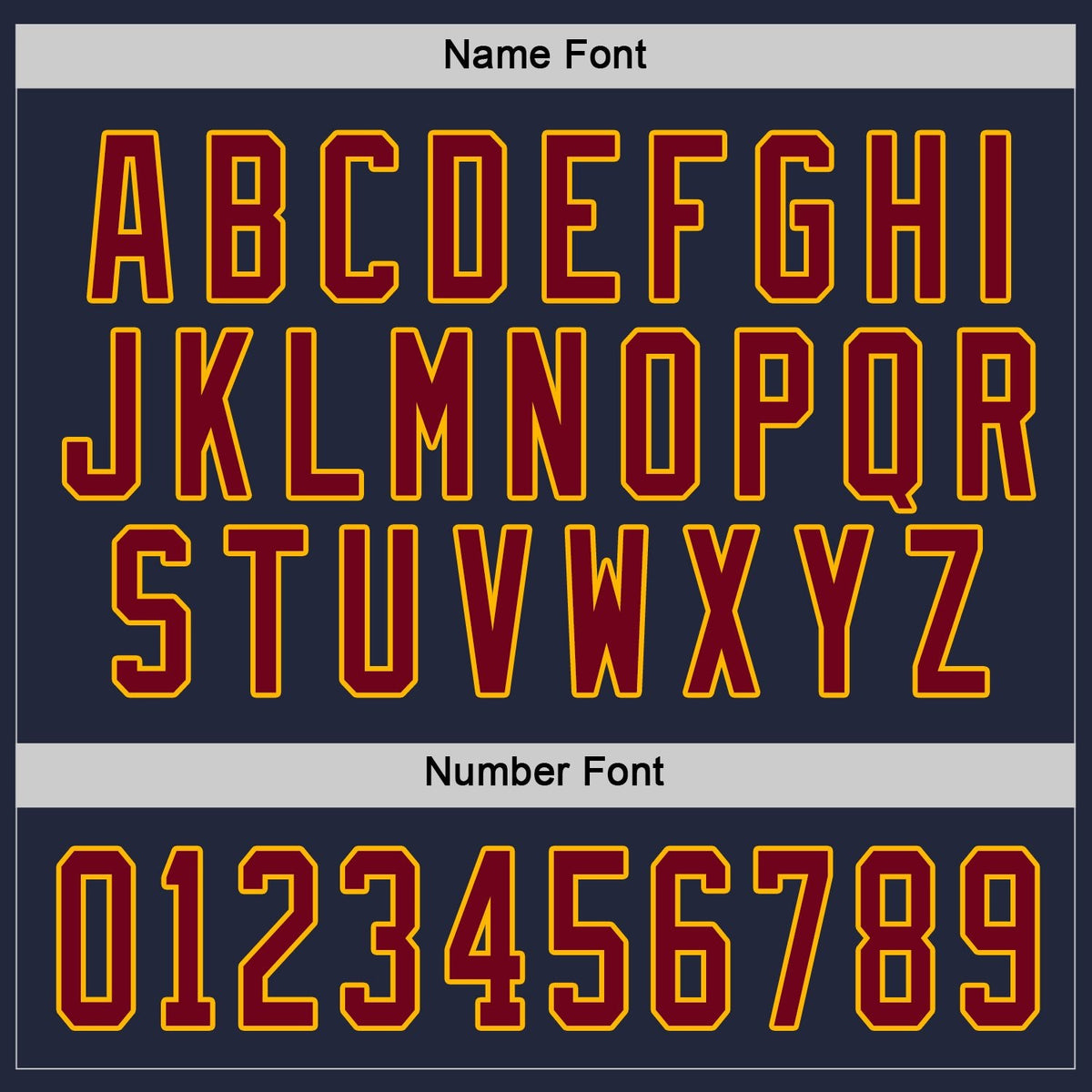Custom Navy Maroon-Gold Hockey Jersey photo 3