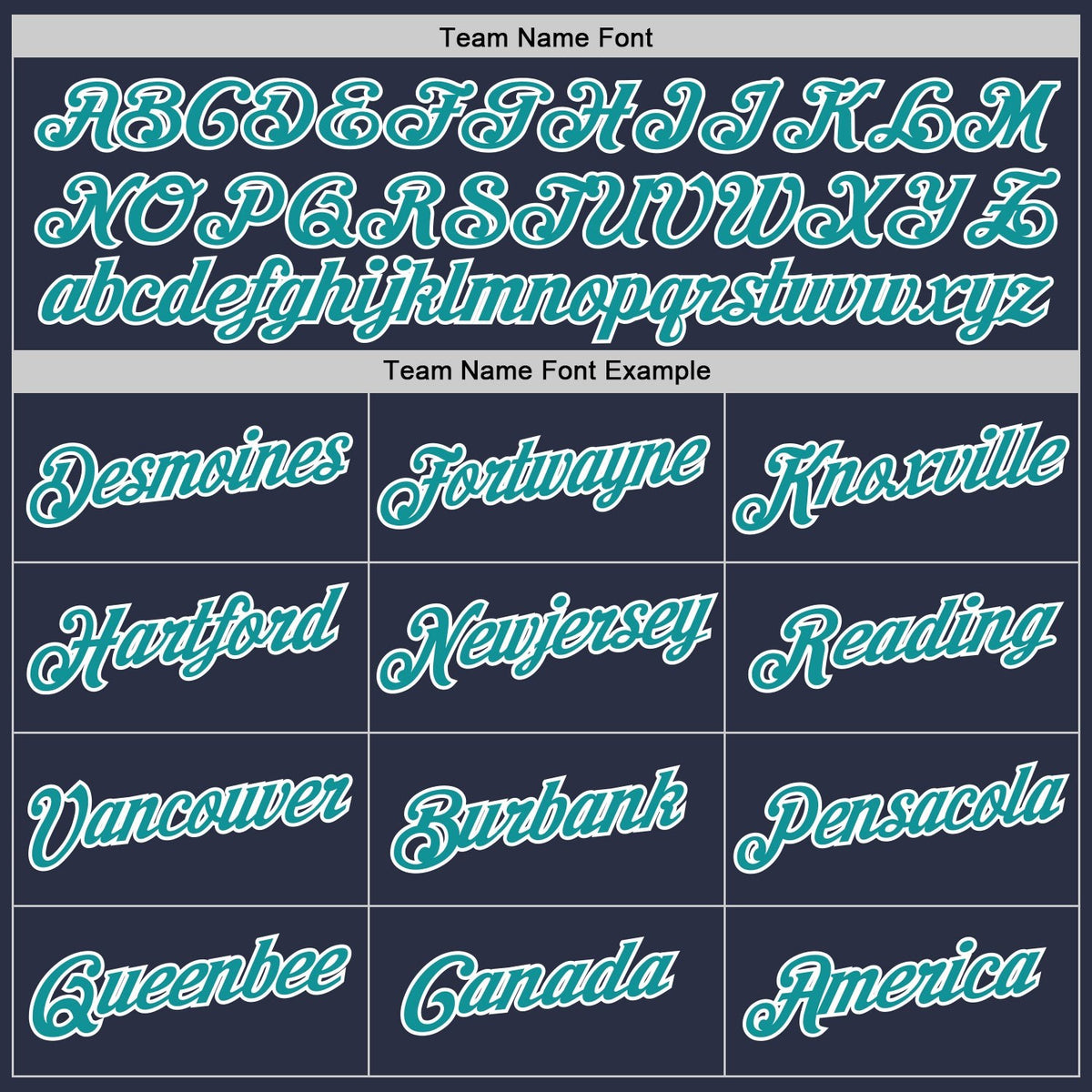 Custom Navy Teal-White Performance T-Shirt photo 3