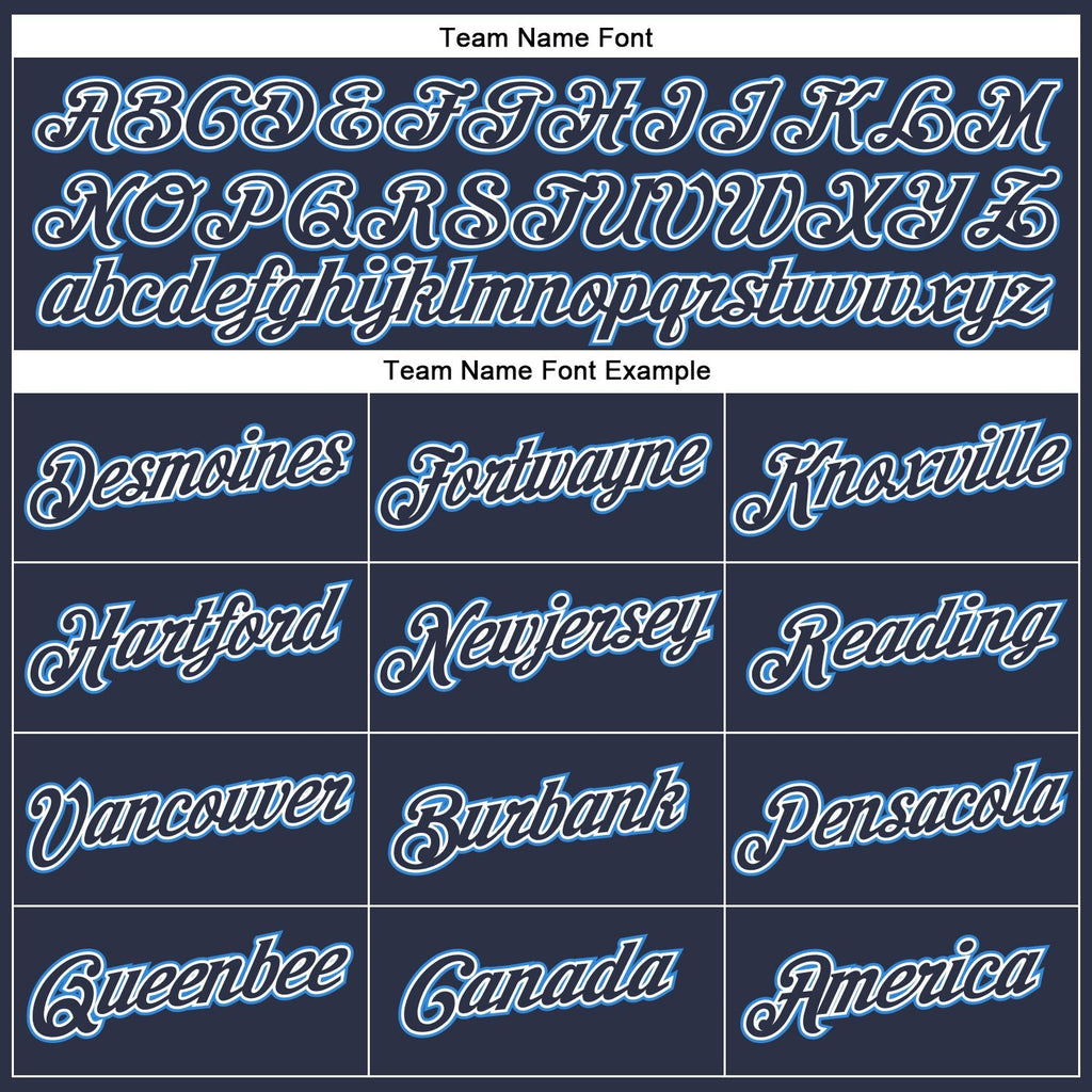 Custom Navy Powder Blue-White Performance T-Shirt photo 2