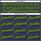 Custom Navy Neon Green Performance T-Shirt photo 2