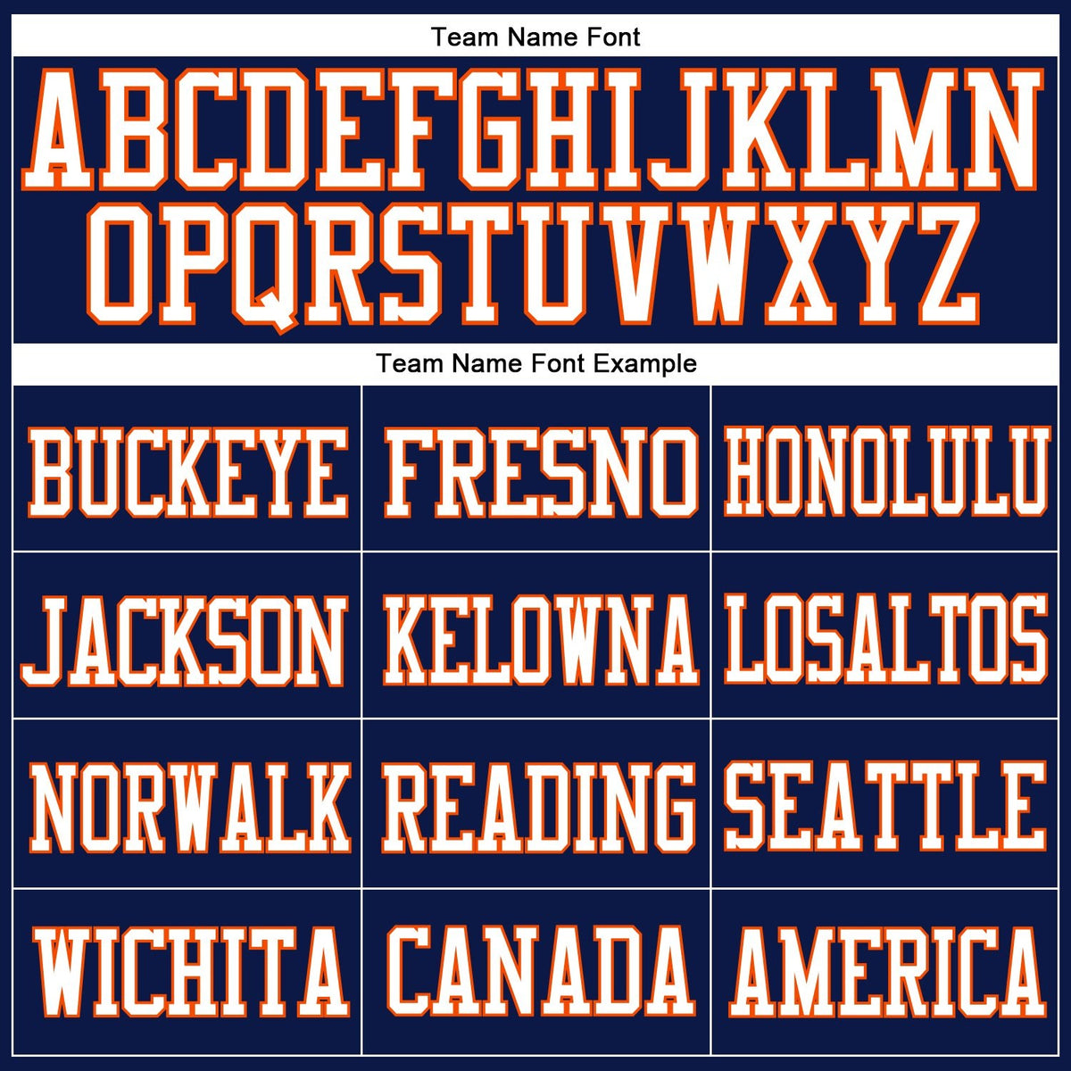 Custom Navy White-Orange Mesh Authentic Football Jersey photo 2
