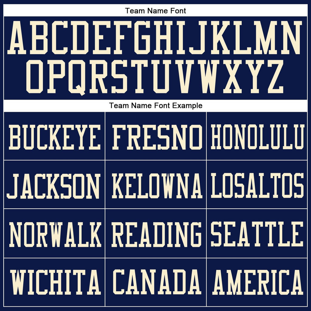 Custom Navy Vintage USA Flag-Cream Mesh Authentic Football Jersey photo 2