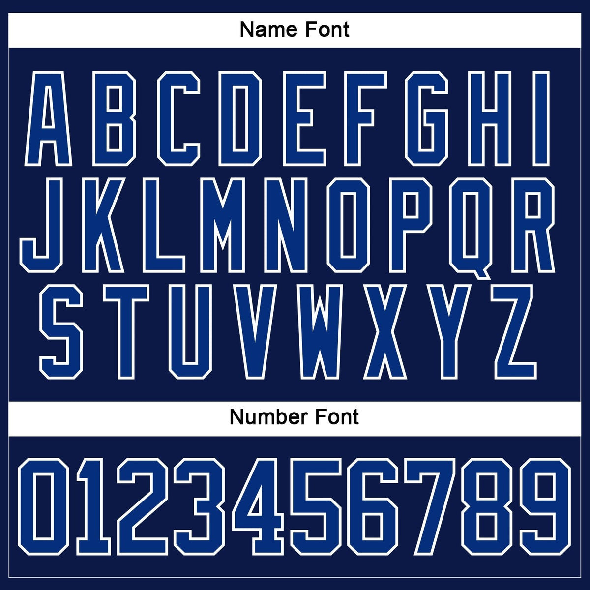 Custom Navy Royal-White Hockey Lace Neck Jersey photo 4