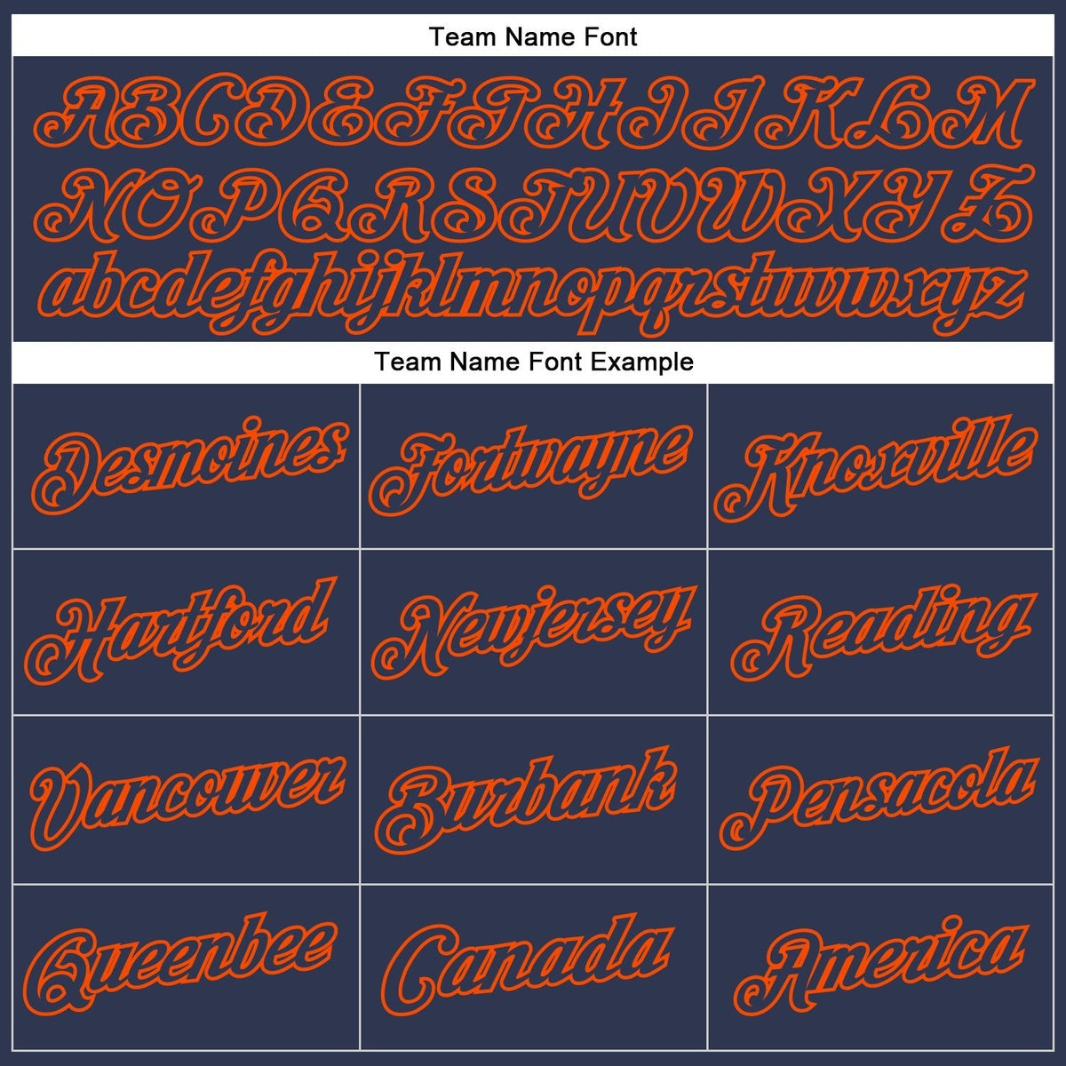 Custom Stitched Navy Orange Sports Pullover Sweatshirt Hoodie photo 3
