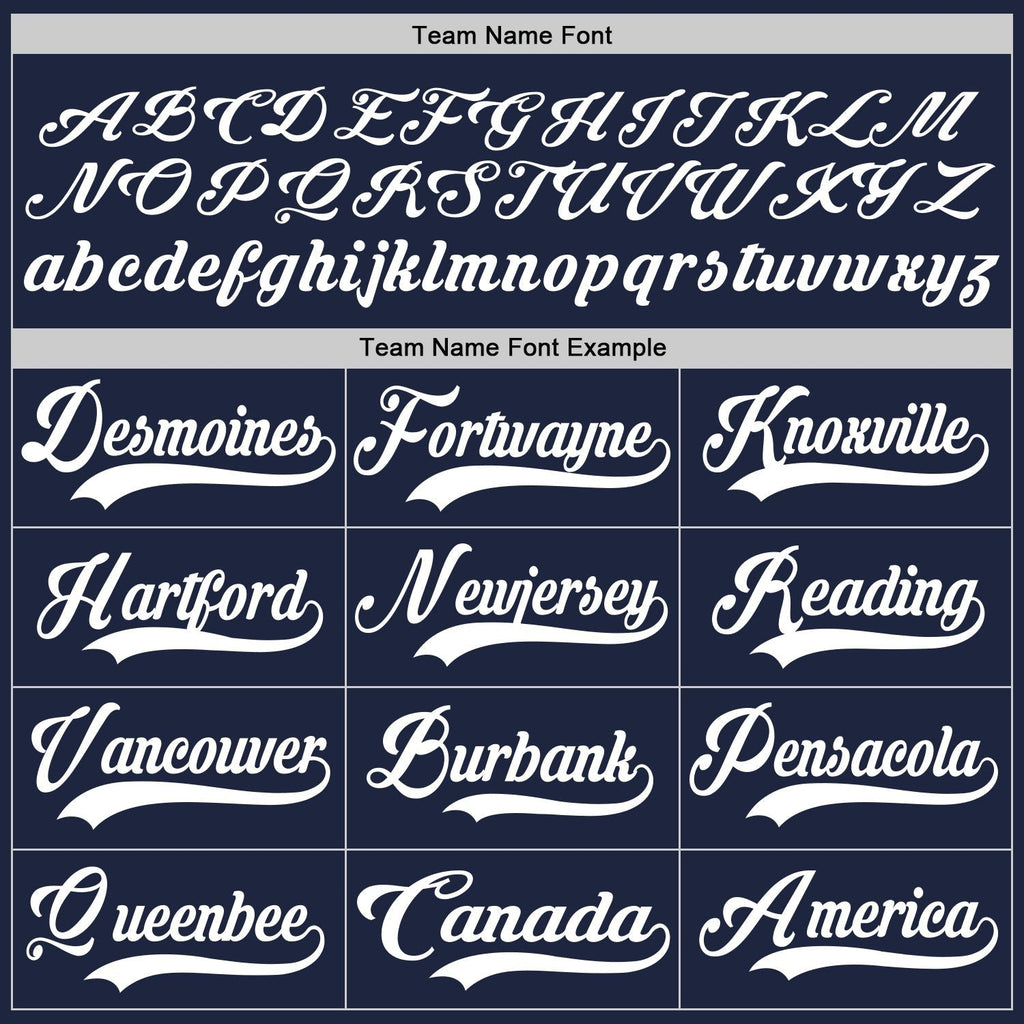 Custom Navy White Hockey Lace Neck Jersey photo 3