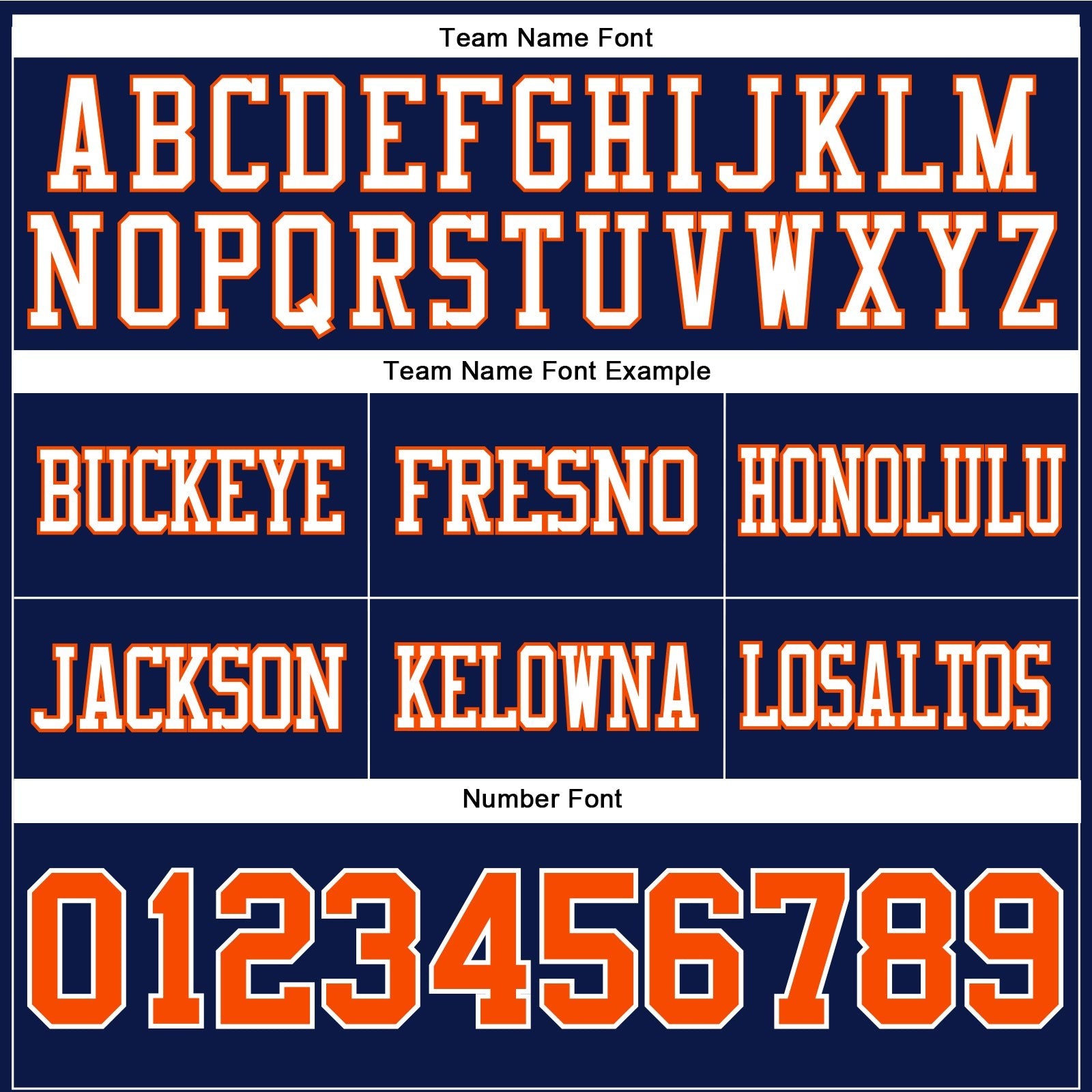 Custom Navy Orange-White Authentic Football Jersey photo 4