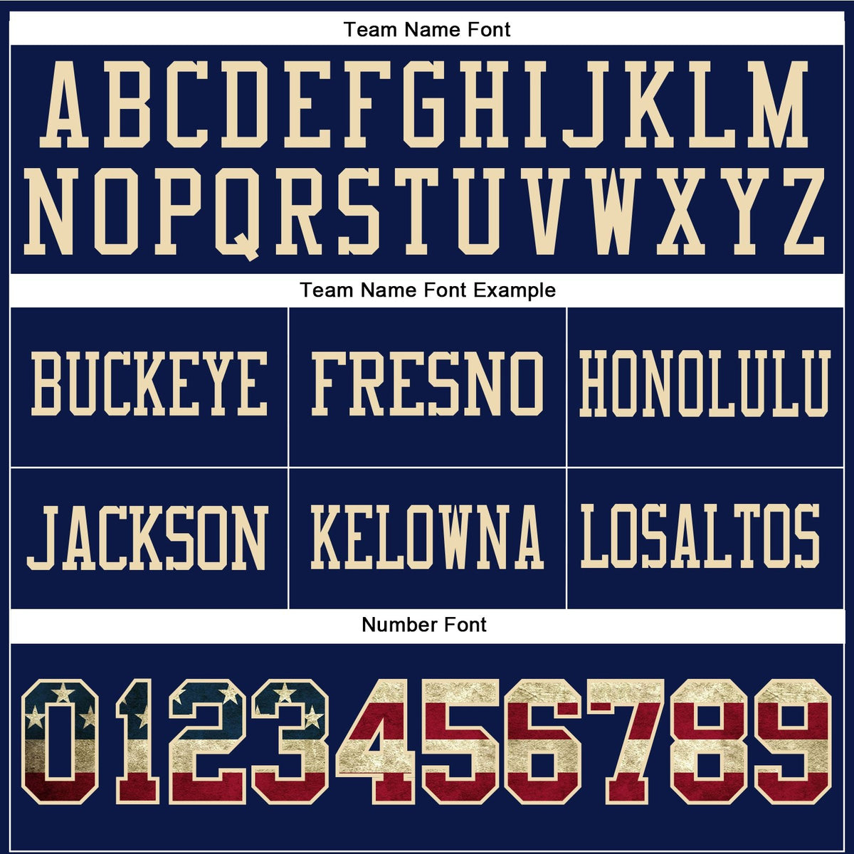 Custom Navy Vintage USA Flag-Cream Authentic Football Jersey photo 3