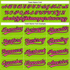Custom Neon Green Pink-Black Authentic Basketball Shorts photo 3
