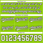 Custom Neon Green White-Black Authentic Basketball Shorts photo 3