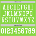 Custom Neon Green White Mesh Authentic Football Jersey photo 3