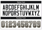 Custom White Black-Vegas Gold Drift Fashion Football Jersey photo 3