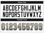 Custom Vegas Gold Black-White Drift Fashion Football Jersey photo 3