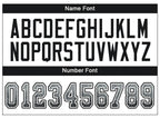 Custom Silver Black-White Drift Fashion Football Jersey photo 3