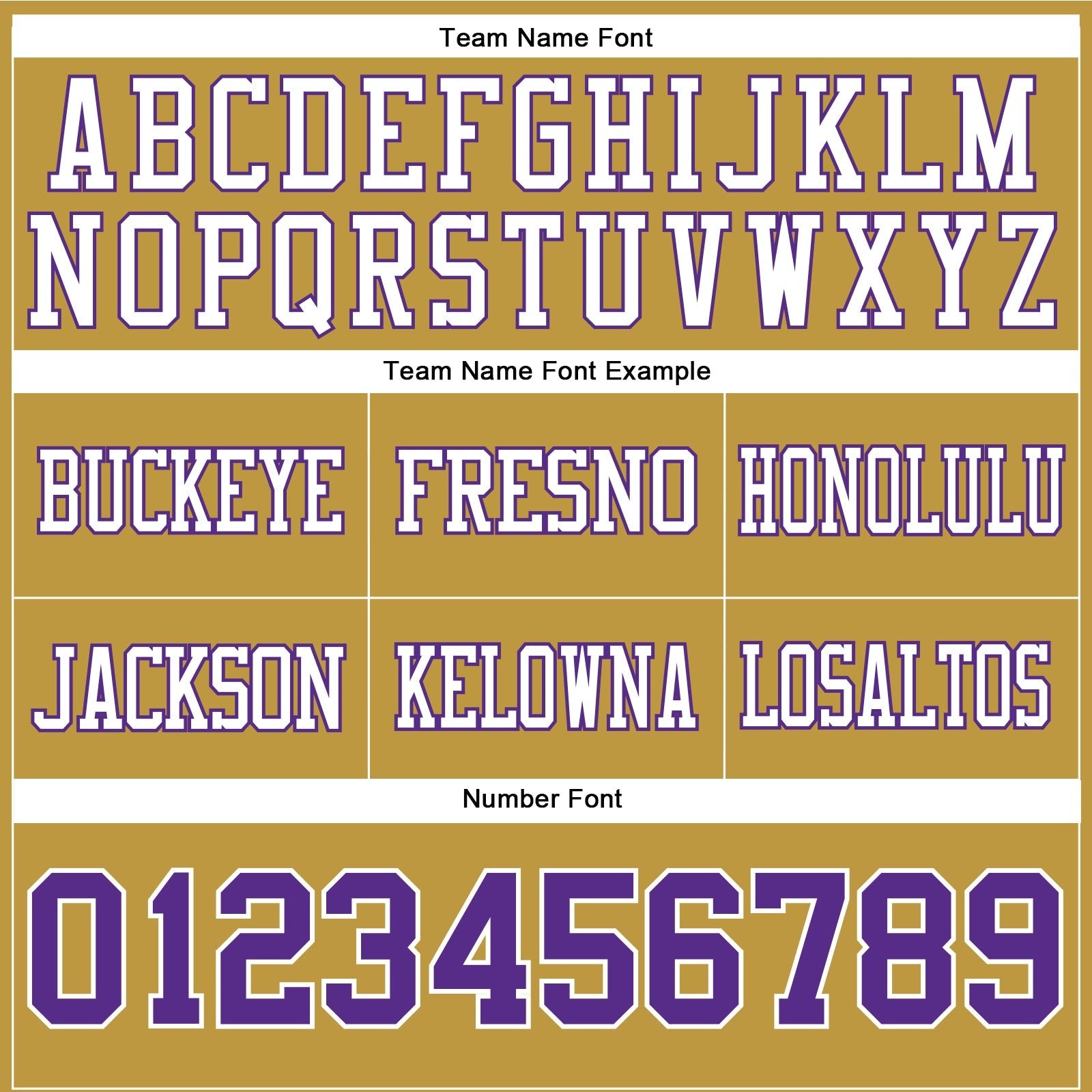 Custom Old Gold Purple-White Authentic Football Jersey photo 4