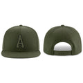 Custom Olive Olive-Black Stitched Adjustable Snapback Salute To Service Hat