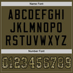 Custom Olive Camo-Black Mesh Authentic Salute To Service Football Jersey photo 3
