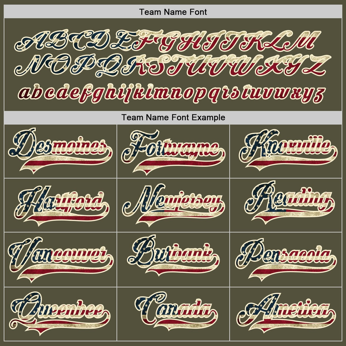 Custom Olive Vintage USA Flag-Cream Salute To Service Hockey Jersey photo 3