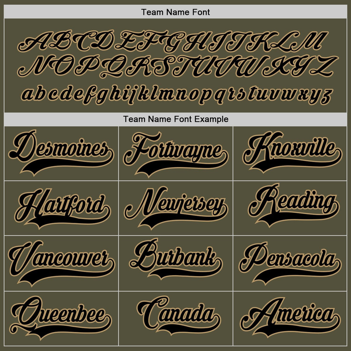 Custom Olive Black-Old Gold Salute To Service Hockey Jersey photo 3