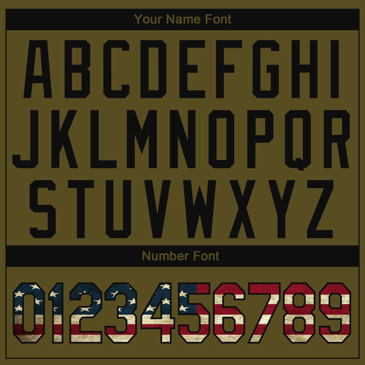 Custom Stitched Olive Vintage USA Flag-Black Sports Pullover Sweatshirt Salute To Service Hoodie photo 4