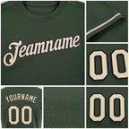 Custom Olive Cream-Black Performance Salute To Service T-Shirt detail