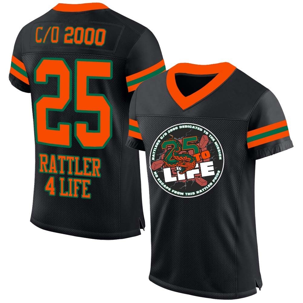 Custom Team C/O 2000 25th Anniversary Football Jersey photo 1