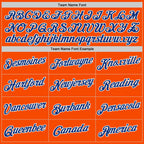 Custom Stitched Orange Royal-White Sports Pullover Sweatshirt Hoodie photo 5