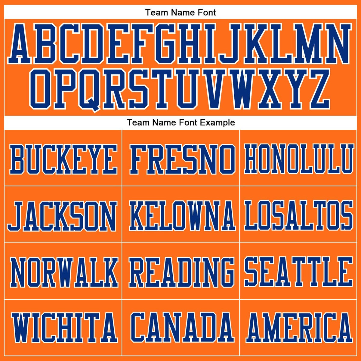 Custom Orange Royal-White Mesh Authentic Football Jersey photo 2