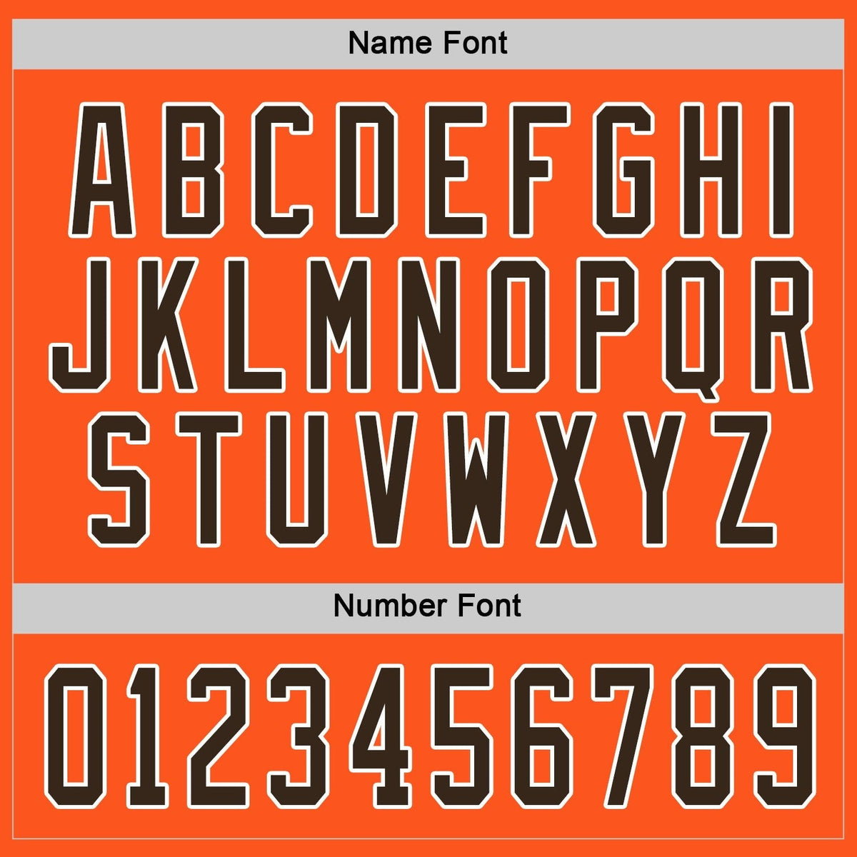 Custom Orange Brown-White Hockey Jersey photo 3