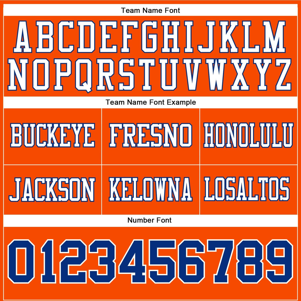 Custom Orange Royal-White Authentic Football Jersey photo 4