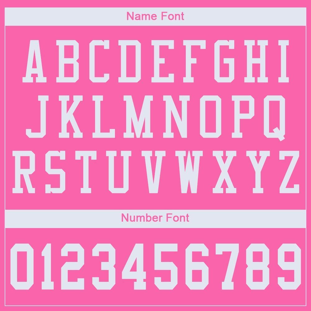 Custom Pink White Mesh Authentic Football Jersey photo 4