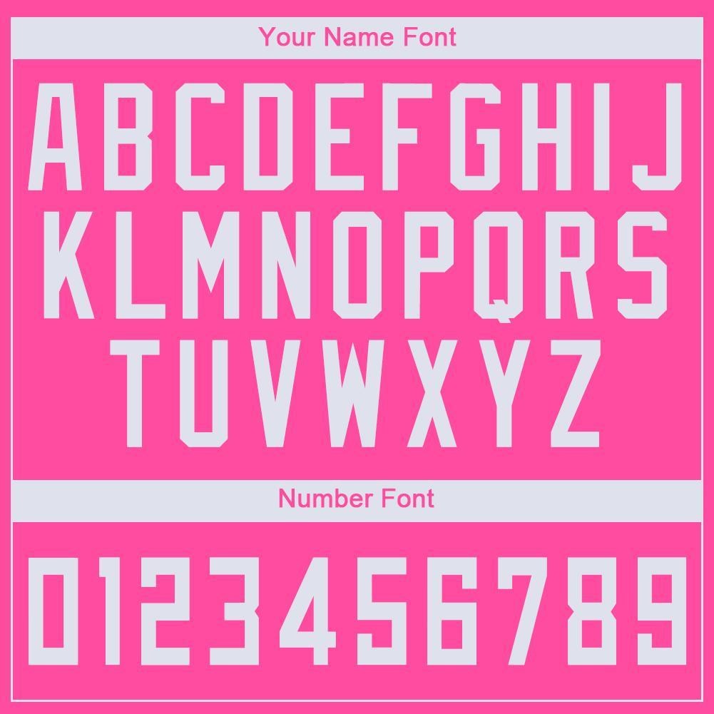 Custom Pink White Round Neck Basketball Jersey photo 2