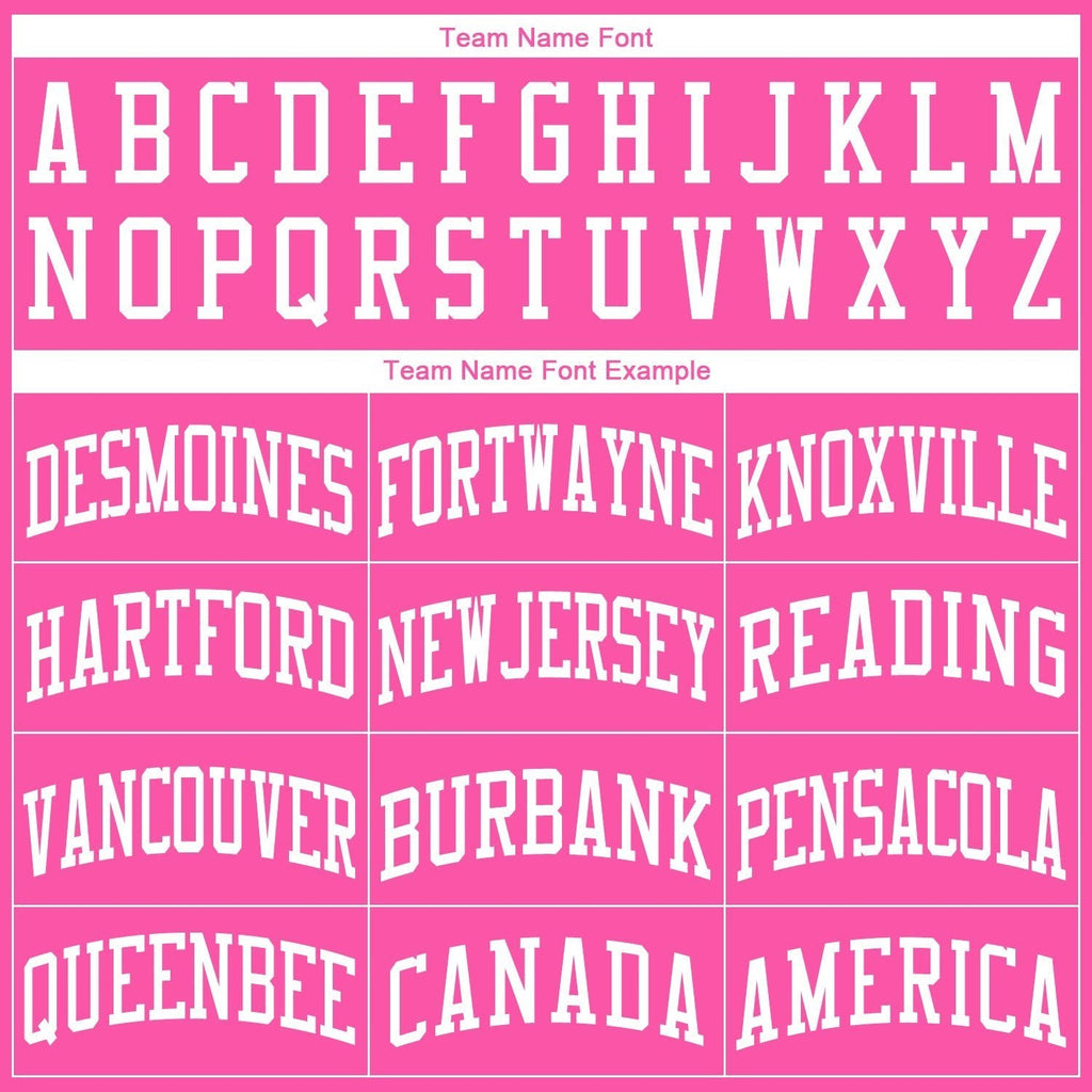 Custom Pink White Round Neck Basketball Uniform Jersey photo 4