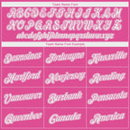 Custom Pink White Performance T-Shirt photo 3