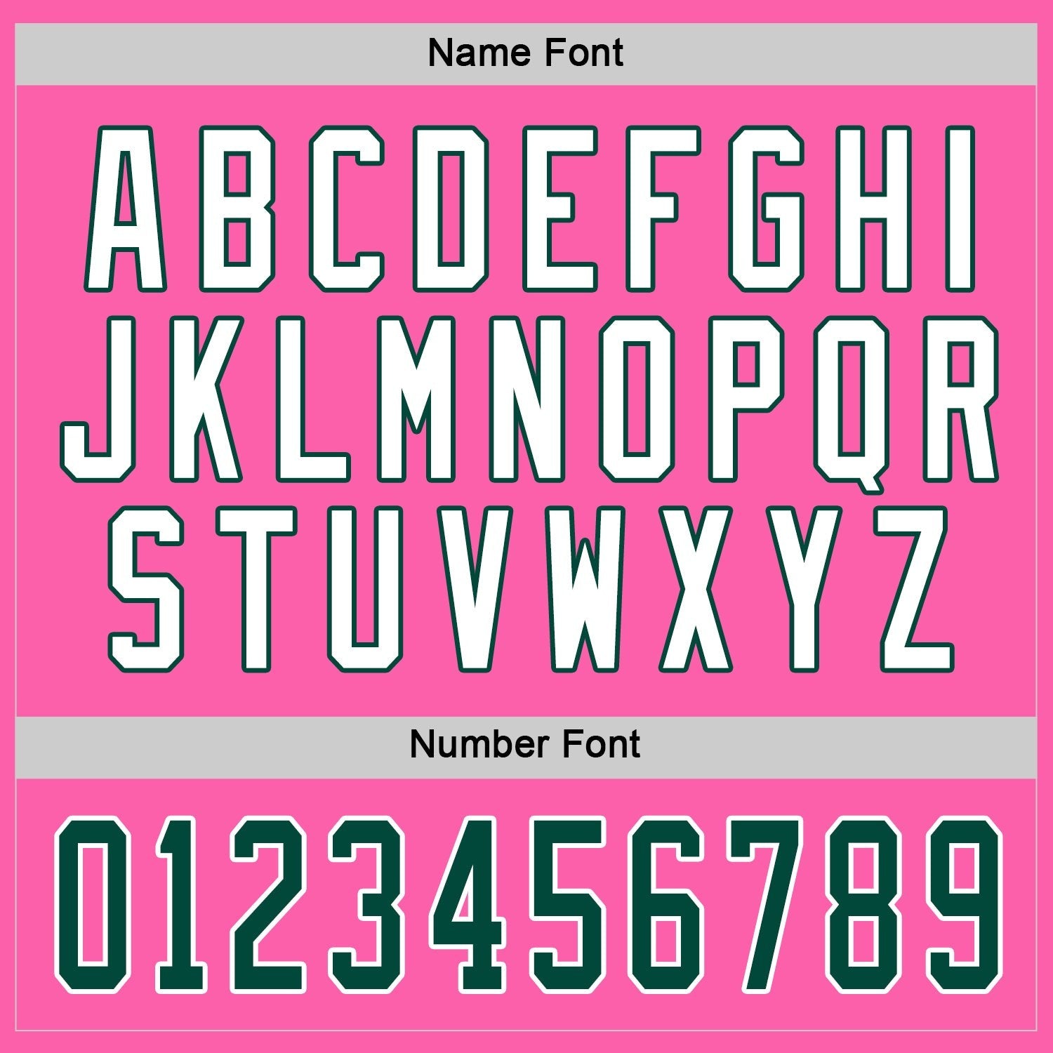 Custom Pink Green-White Hockey Jersey photo 2
