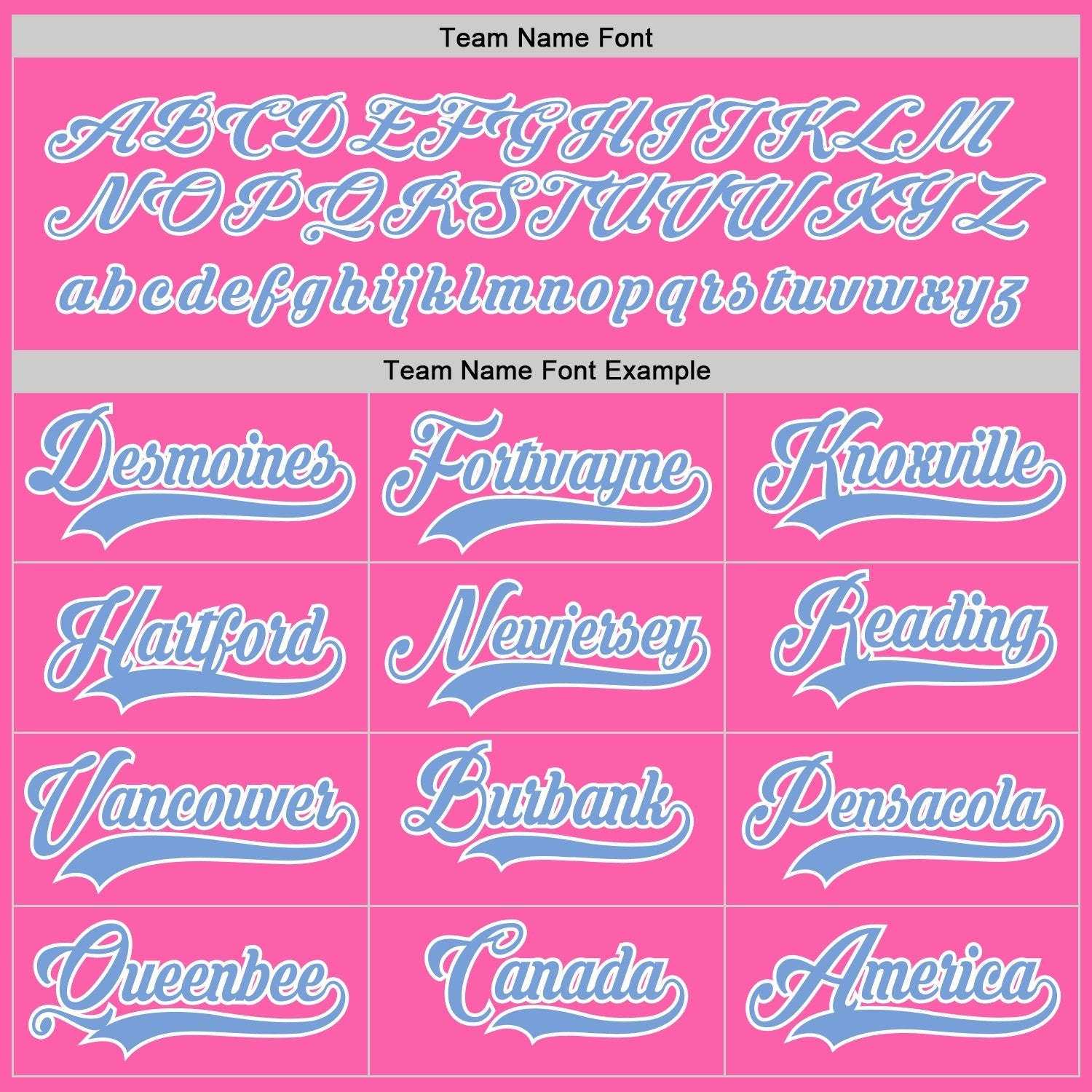 Custom Pink Light Blue-White Hockey Jersey photo 3