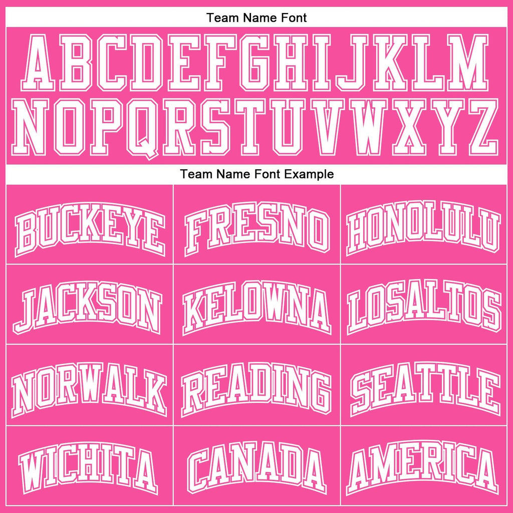 Custom Pink White Pinstripe White-Pink Authentic Basketball Jersey photo 1