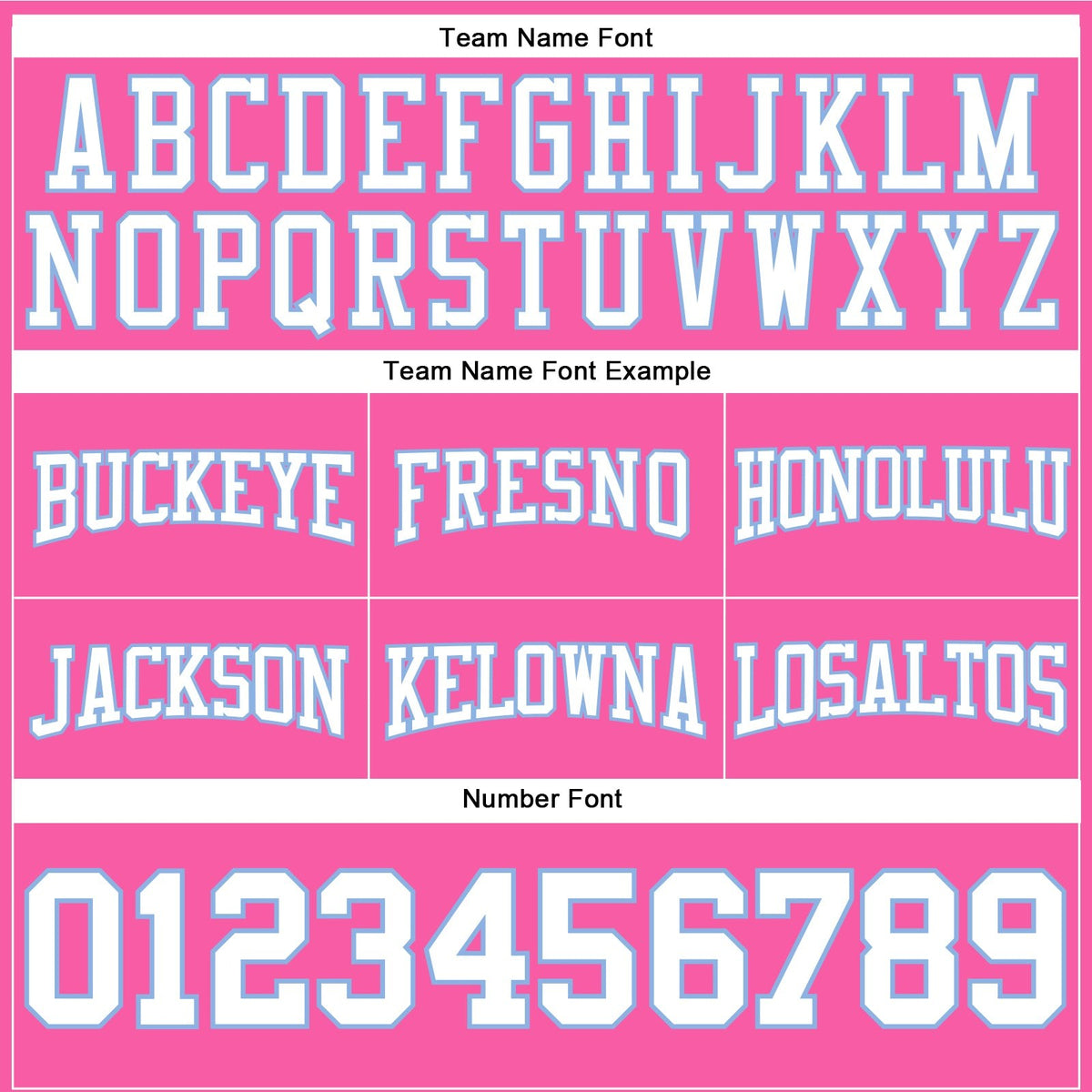 Custom Stitched Pink White-Light Blue Football Pullover Sweatshirt Hoodie photo 2