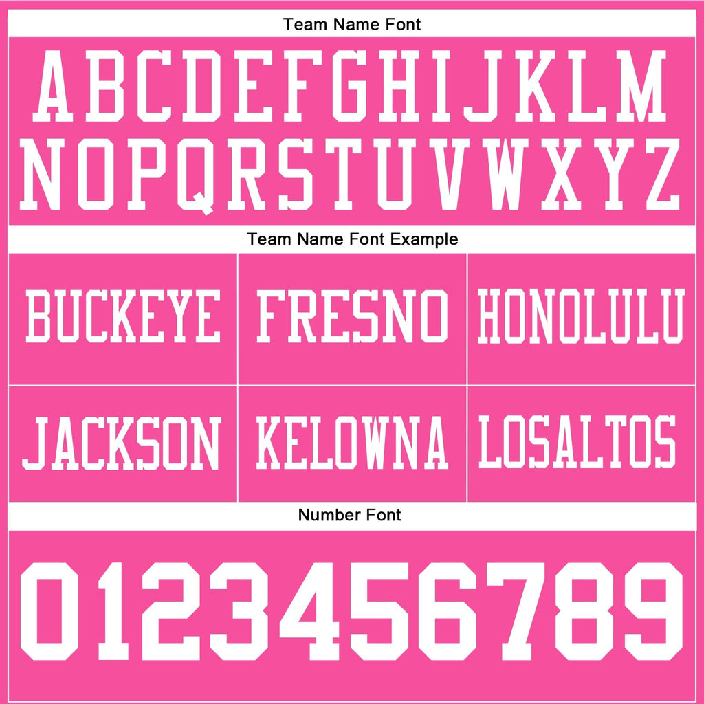 Custom Pink White Authentic Football Jersey photo 3