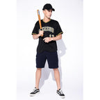 Custom Black Gold-White Baseball Jersey photo 2