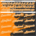 Custom Black Bay Orange-White 3D Bowling Splash Ink Performance Polo Shirt photo 4