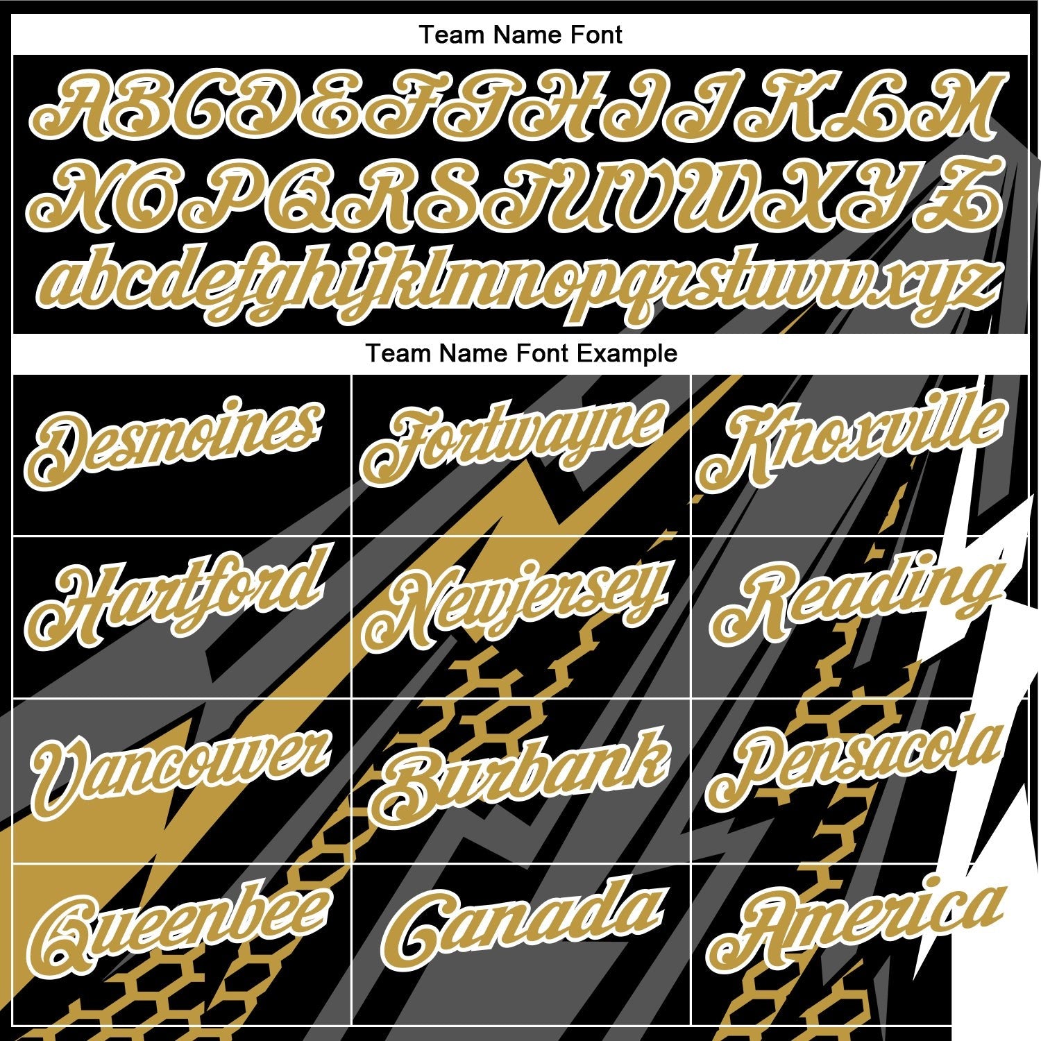 Custom Black Old Gold-White 3D Bowling Geometric Shape Performance Polo Shirt photo 4