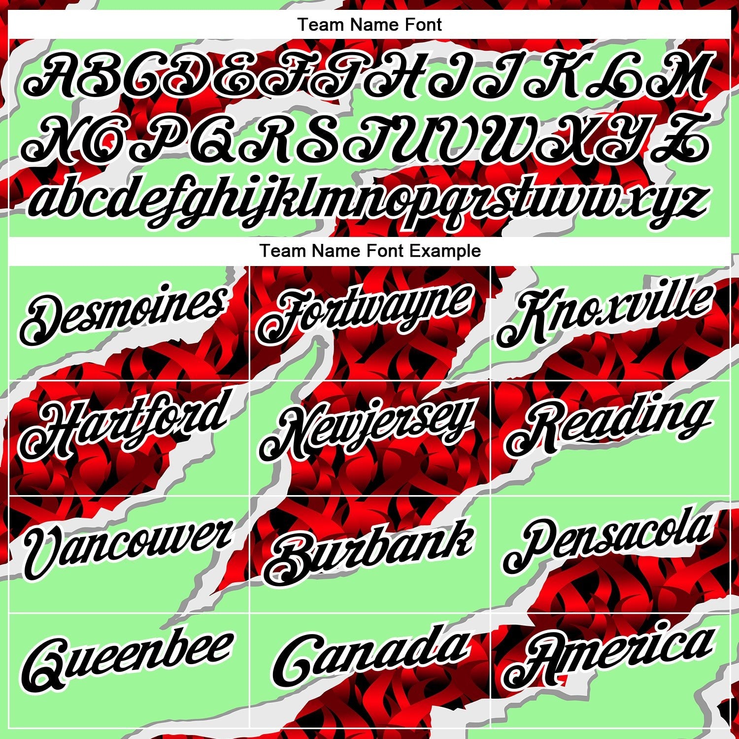 Custom Pea Green Black-Red 3D Bowling Torn Paper Style Performance Polo Shirt photo 3